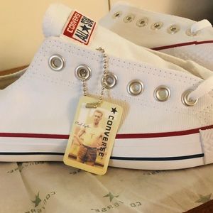 Brand new white converse